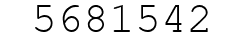 Number 5681542.
