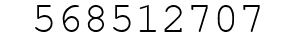 Number 568512707.