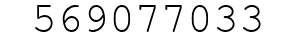 Number 569077033.