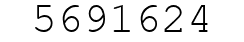 Number 5691624.