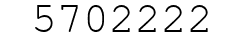 Number 5702222.