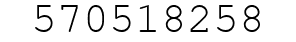Number 570518258.