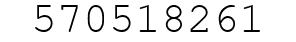 Number 570518261.