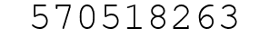 Number 570518263.