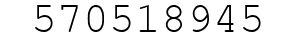 Number 570518945.