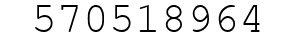 Number 570518964.