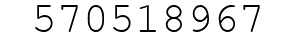 Number 570518967.