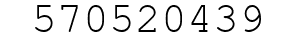 Number 570520439.