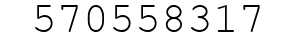 Number 570558317.