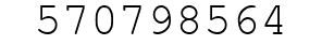 Number 570798564.