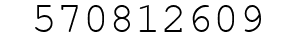 Number 570812609.