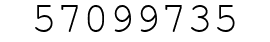 Number 57099735.