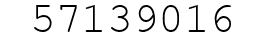 Number 57139016.