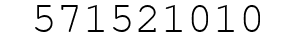 Number 571521010.