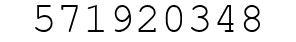 Number 571920348.