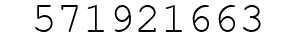 Number 571921663.