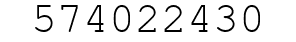 Number 574022430.