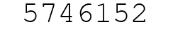 Number 5746152.