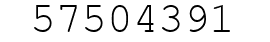 Number 57504391.