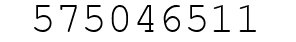 Number 575046511.