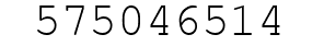 Number 575046514.