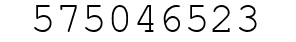 Number 575046523.