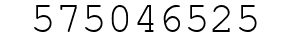 Number 575046525.