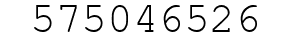 Number 575046526.