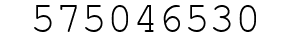 Number 575046530.