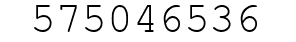 Number 575046536.