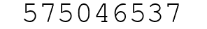 Number 575046537.