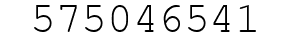 Number 575046541.