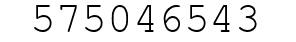Number 575046543.