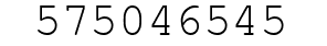 Number 575046545.