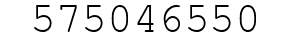 Number 575046550.