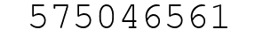 Number 575046561.