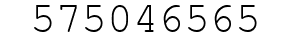 Number 575046565.