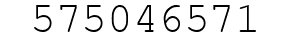 Number 575046571.