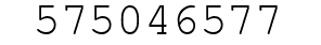 Number 575046577.