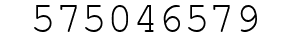 Number 575046579.