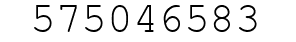 Number 575046583.