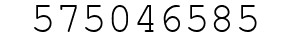 Number 575046585.