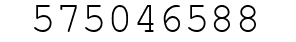 Number 575046588.