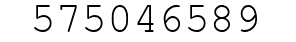 Number 575046589.