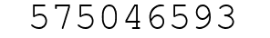 Number 575046593.