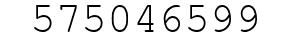 Number 575046599.