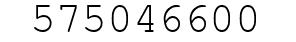 Number 575046600.