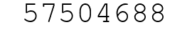 Number 57504688.