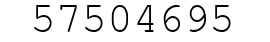 Number 57504695.