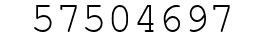 Number 57504697.